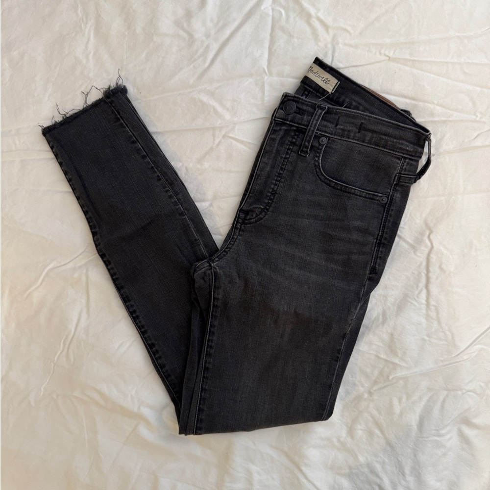 Madewell Women's Dark Gray Skinny Jeans